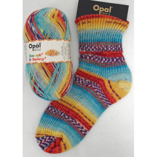Opal Sweet and Spicy 2 Sock Yarn Little Houndales Knits